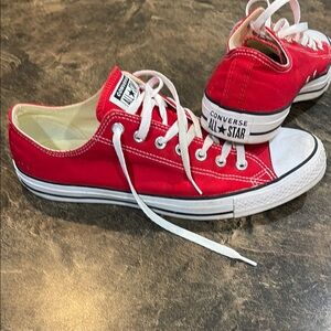 Converse Kids Red All Star Sneakers